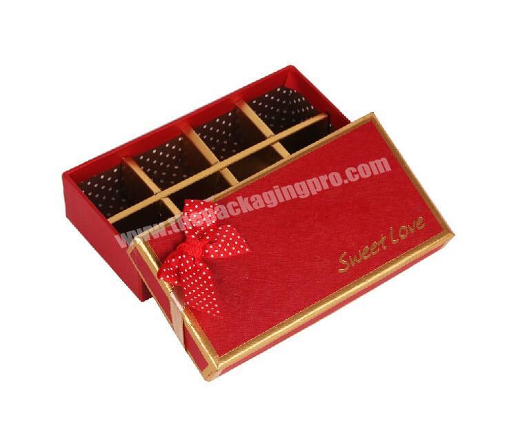 2016 Wholesale High Quality New Design Luxury Chocolate Paper BoxCustom Logo