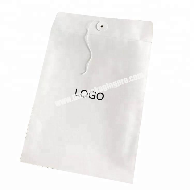 2017 envelope shape garment paper gift bag custom printed