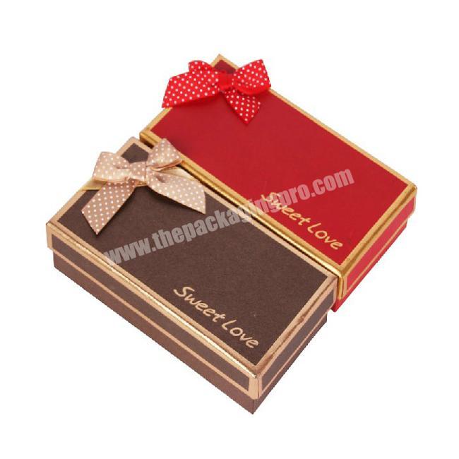 2017 Guangzhou Unique Design Gift Cardboard Chocolate Box Packaging
