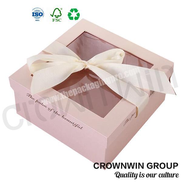 2017 Promotional PVC Window Paper Box Crownwin Packaging
