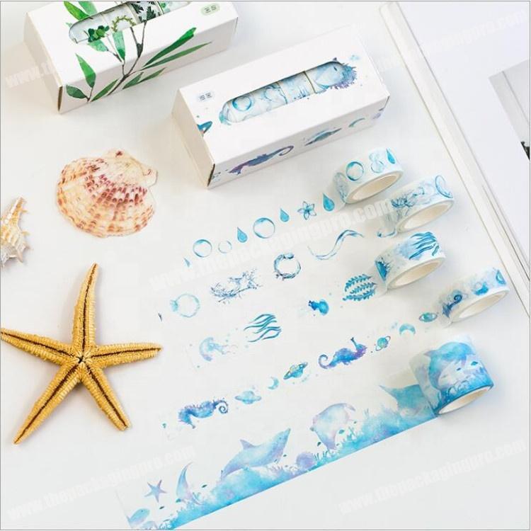 2018 Hot sale wonderful life custom masking printed washi paper tape
