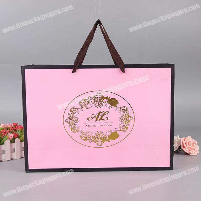 2018 new product clothing store shopping tote gift paper bag