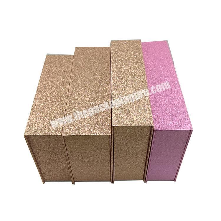 2019 best selling cardboard luxury custom makeup set packaging gift box with satin