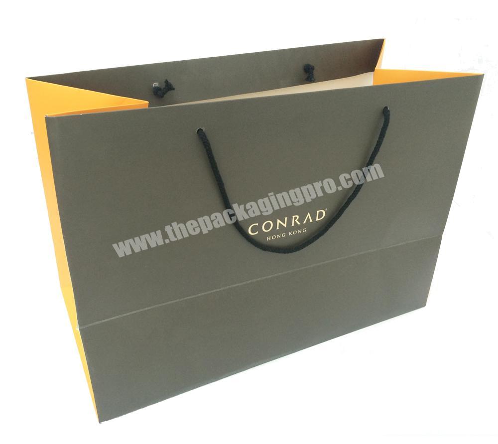 2019 Brand New Wholesale Custom Logo Printed Luxury Small Gift Paper Bag with Handle