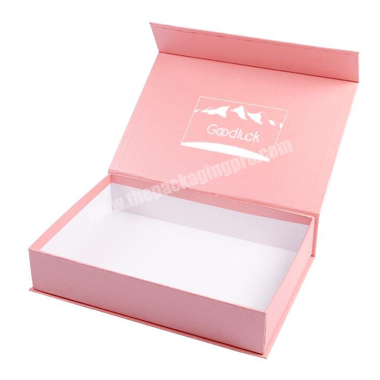 2019 China factory Flat folding recycle paper box biodegradable packaging gift box
