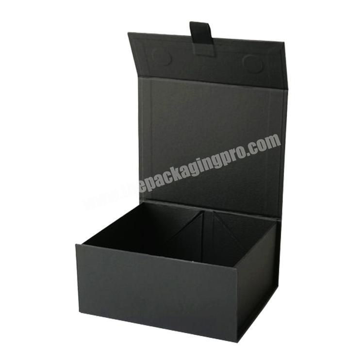 2019 China manufacturer magnetic paper folding gift box with magnet closure