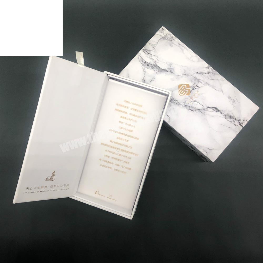 2019 China Wholesale Luxury Gift boxes CMYK printing marble paper gift box