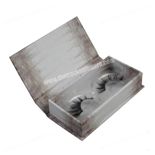 2019 Custom China factory private mable paper eyelash extension packaging boxes