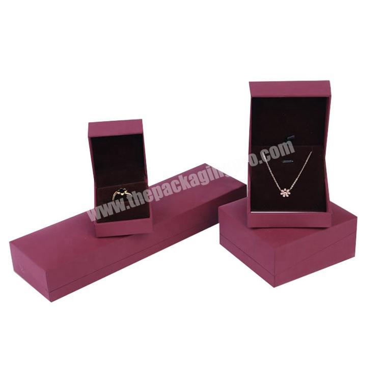 2019 fashion  paper custom logo printed jewelry boxes set