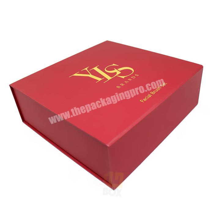 2019 High Quality New Design Velvet Custom Wholesale Leather Jewelry Box With Gold Hotstamping Logo