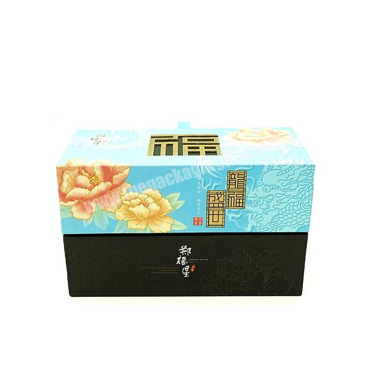 2019 Luxury free sample customized logo gift box tea packaging box