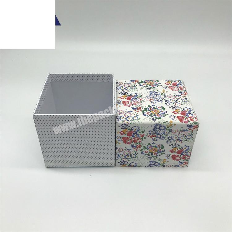 2019 Luxury free sample customized logo gift packaging box custom candle box packaging