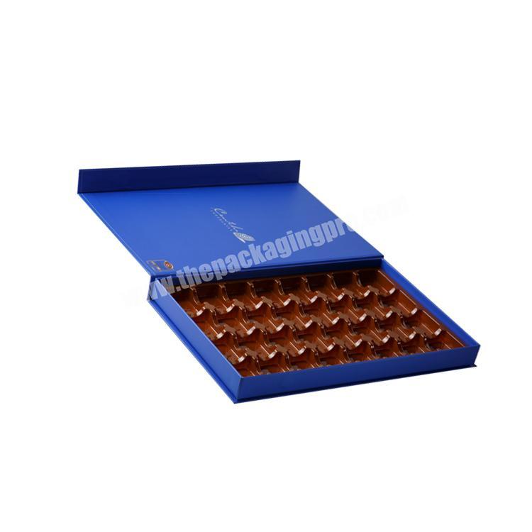2019 Luxury free sample customized logo paper box cmyk printing packing box for chocolate