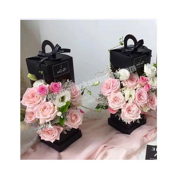 2019 new product round flower box flower gift box round carton flowers box