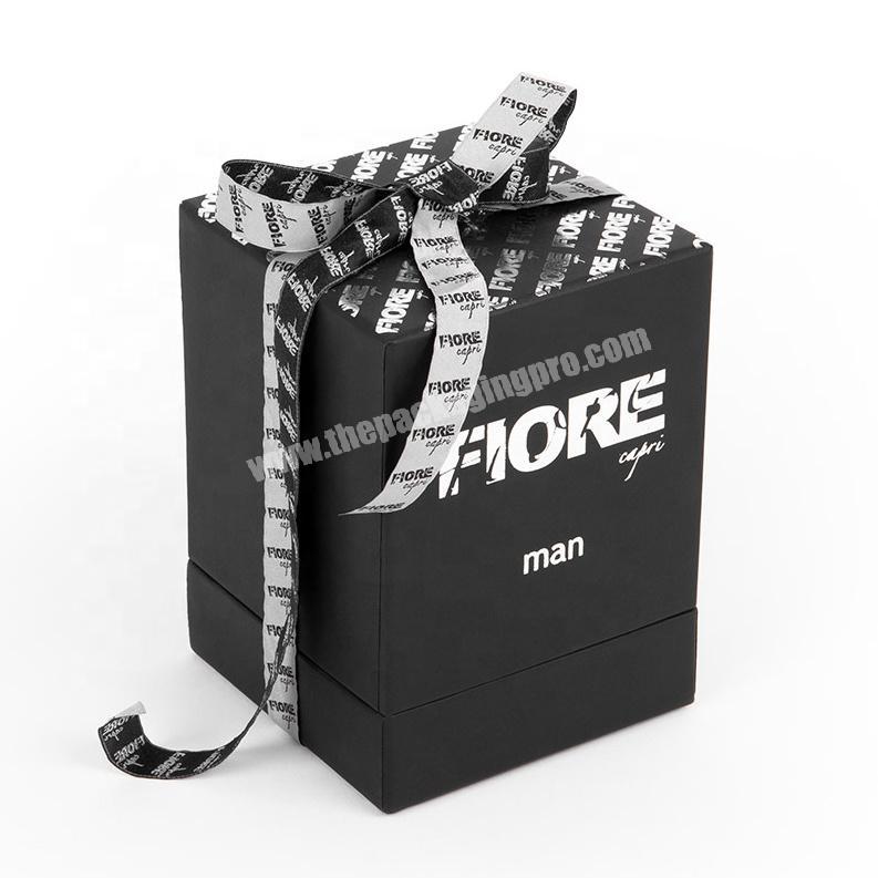 2019 popular customized luxury cardboard perfume gift packaging box in Dongguan