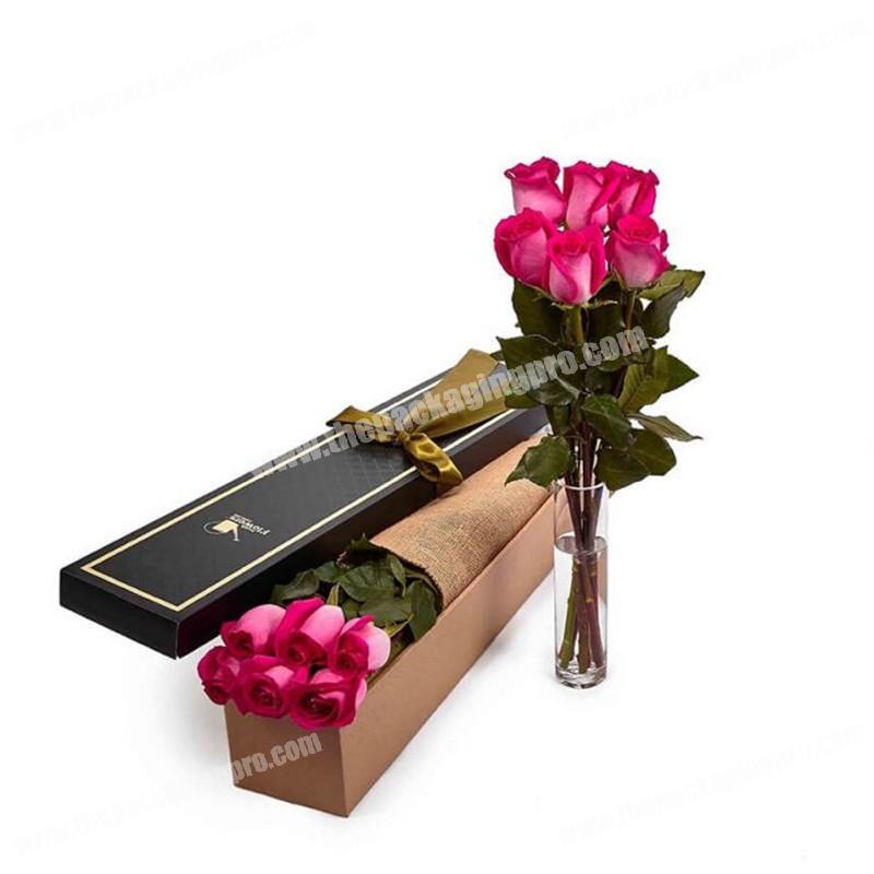 2019 Valentine's Day Crystal Like High Quality Rose Gift Flower Box