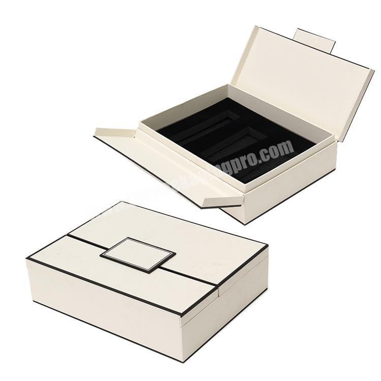 2020 Black Foam Insert Cardboard Magnetic Printing Paper cardboard boxes for packaging
