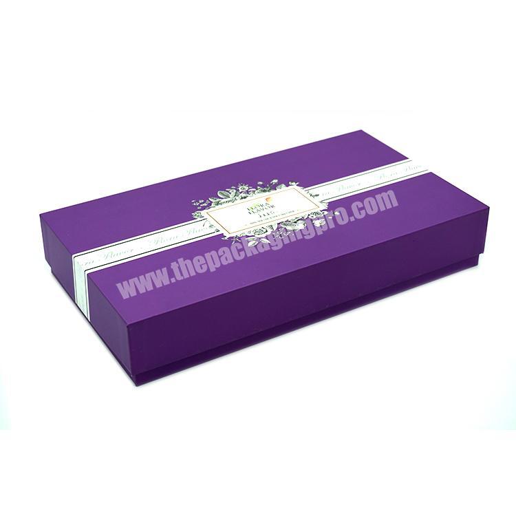 2020 Custom box full size chocolate bar packaging  embossing logo 6 chocolate box