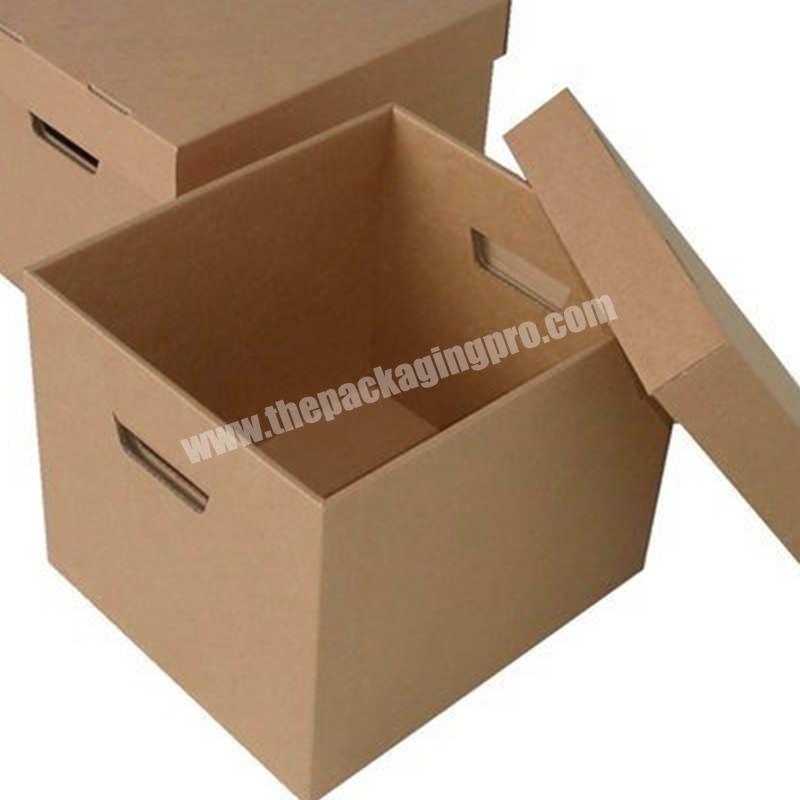 2020 Custom Brown Printed Corrugated Fruit Mailing Box Packing With Nice LOGO