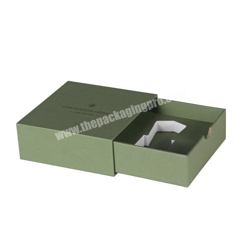 2020 Custom cardboard paper drawer gift box for perfumeessential oilcosmetic