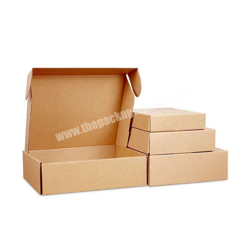 2020 Custom Logo Corrugated Paper Box Carton Folding Hoodie Shipping Cardboard Clothes Gift Packaging Boxes