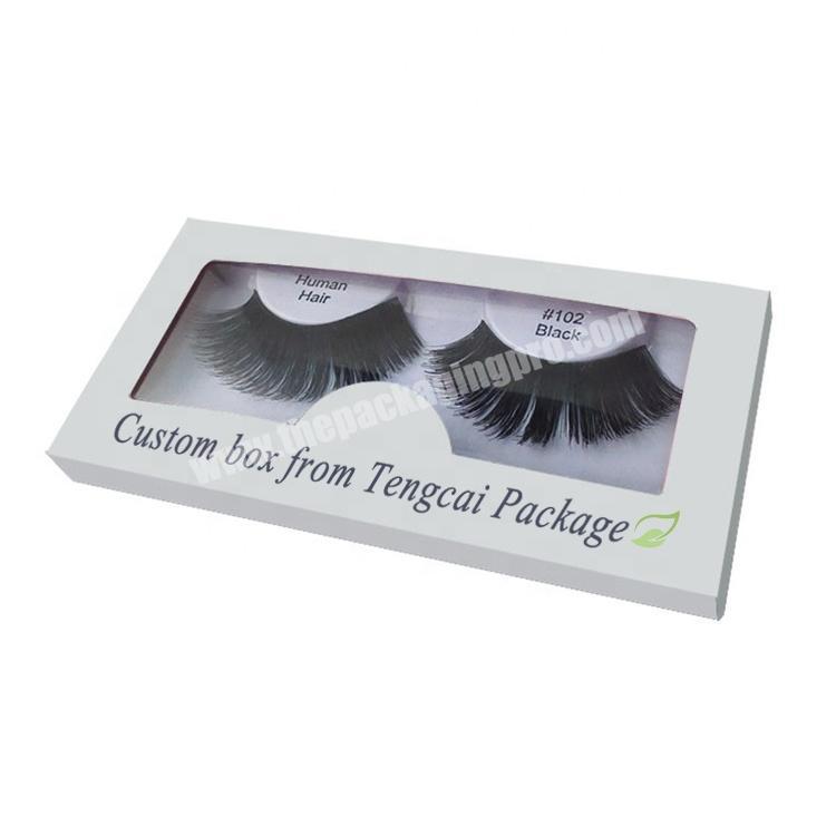 2020 Custom Logo PVC Window Eyelash Packaging Box