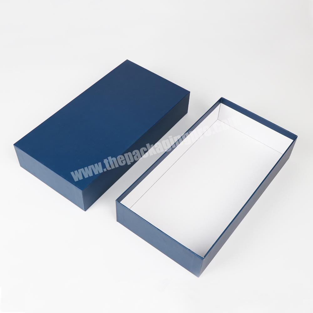 2020 Customized elegant color logo printed cardboard paper box for gift jewelry or apparels packaging