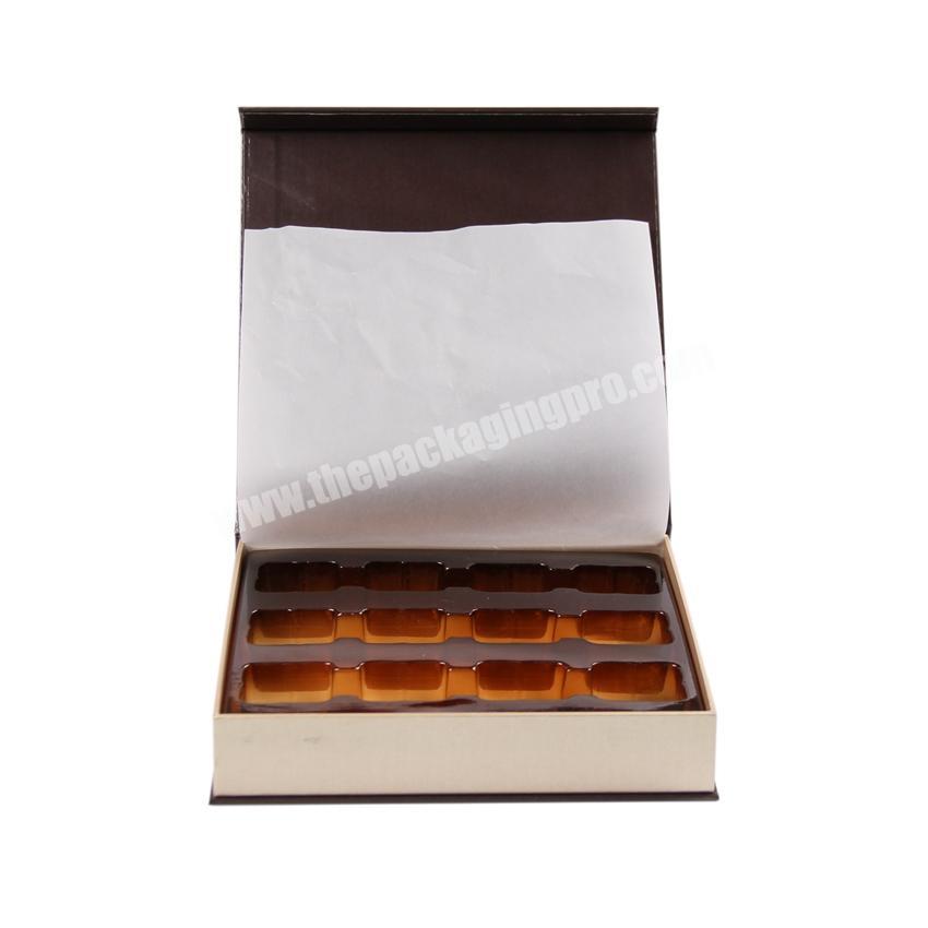 2020 Fancy magnetic closure chocolate paper box luxury wedding candy box truffle packing