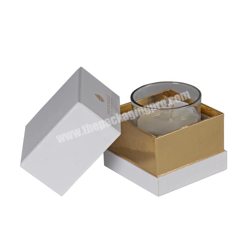 2020 fashion customized candle box luxury jar box small decorative cardboard box