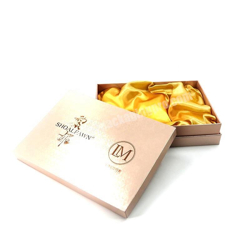 2020 High-end Custom Cosmetic Products Make Up Packaging Boxes With Silk Insert