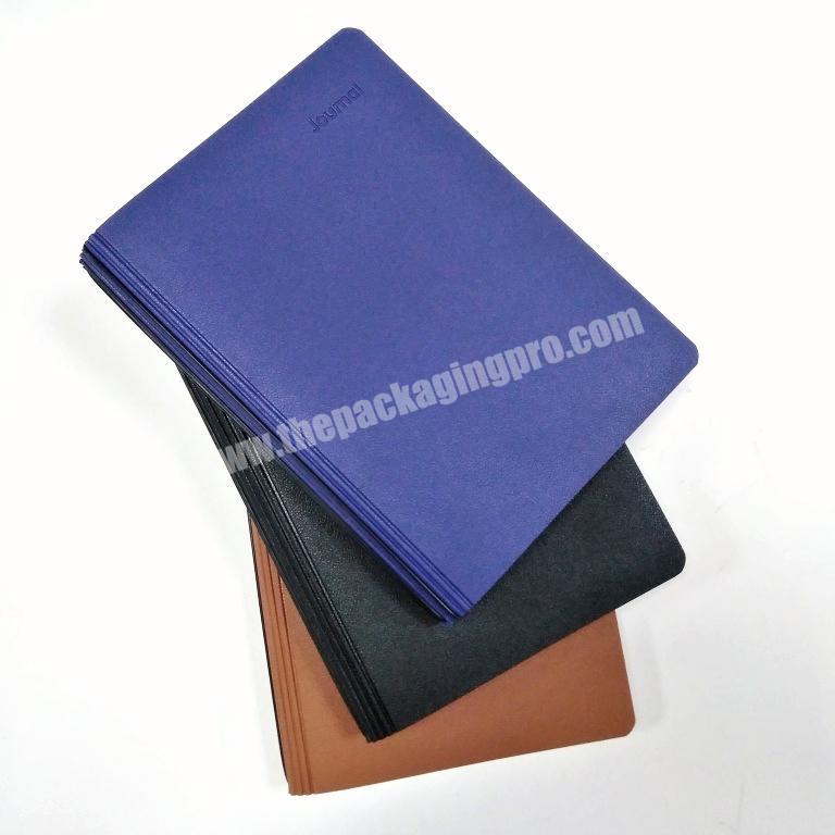 2020 High quality business notebook customized diary pu leather planner