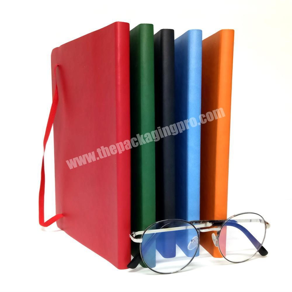 2020 Hot Sale PU Leather Notebook Classmate Diary For School With Elastic