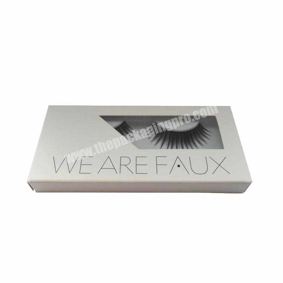 2020 hot-selling wholesale vendor customized logo paper 25mm 3d mink eyelash package box with window