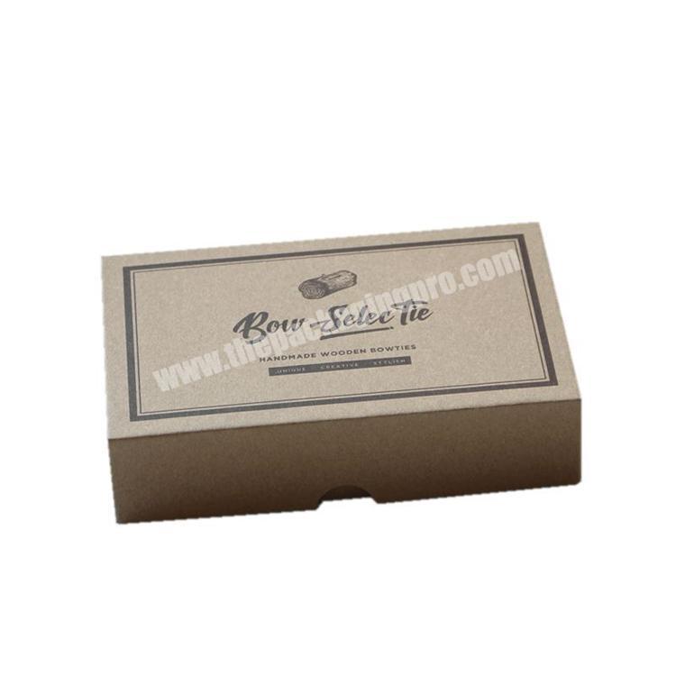 2020 latest product Gift kraft box Simple salute packaging box packing boxes  gift