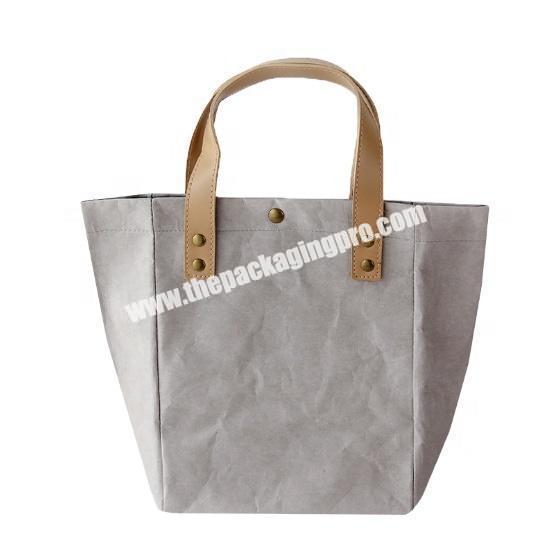 2020 Latest Washable Kraft Paper Bag washable shopping paper bag