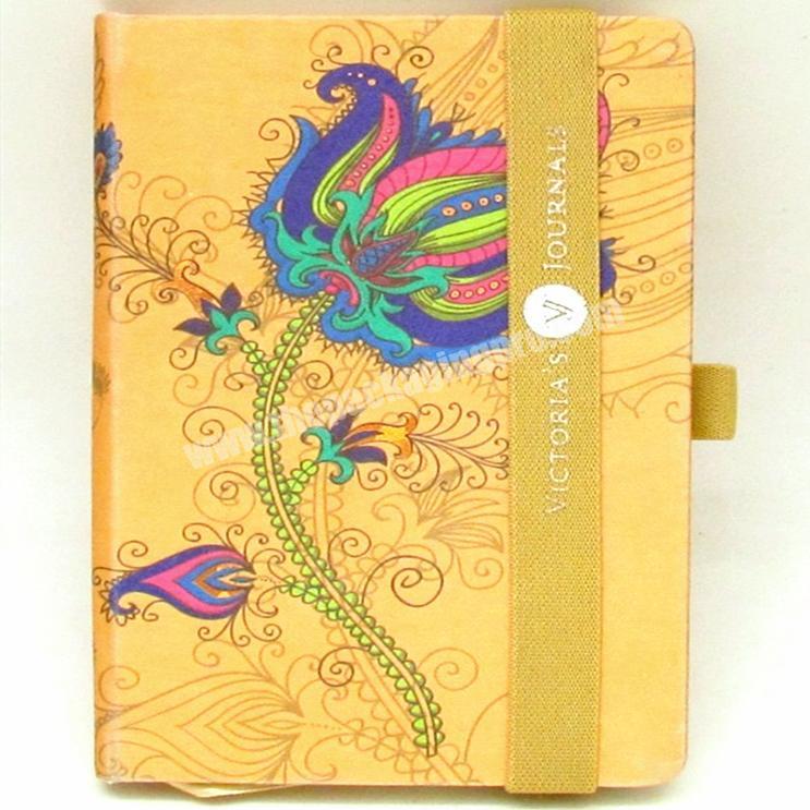 2020 Luxury A5 PU Leather Notebook  Fashionable Printed Hardcover Diary