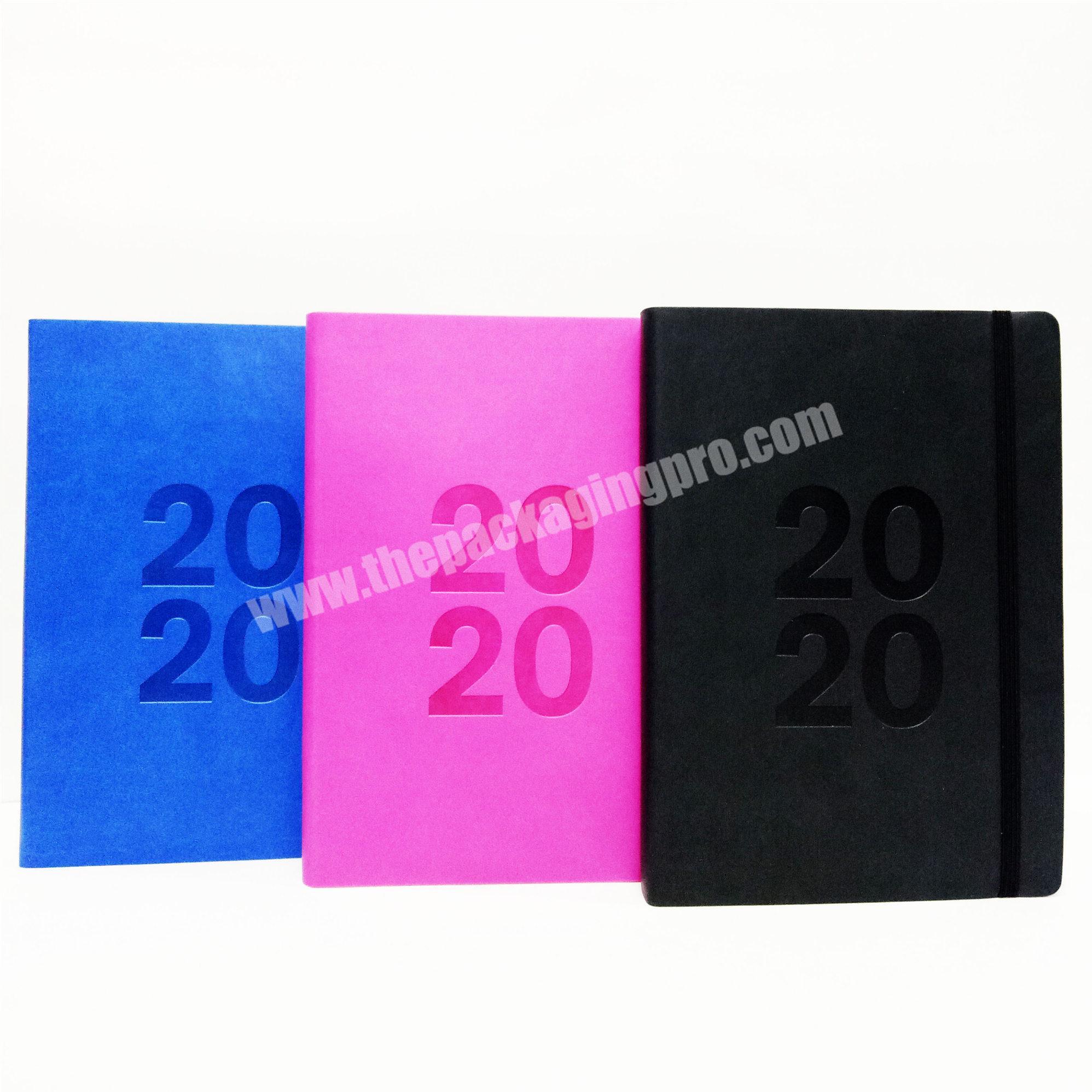 2020 Multiduty Leather Custom Logo Business Notebook Exercise Diary