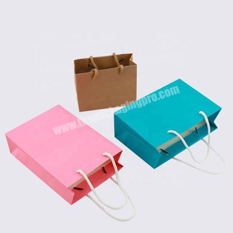 2020 new arrivals eco friendly packaging recycled gift kraft custom paper bags