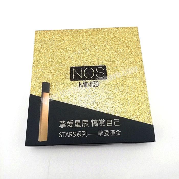 2020 New Custom Logo gold glitter packaging Small Boxes