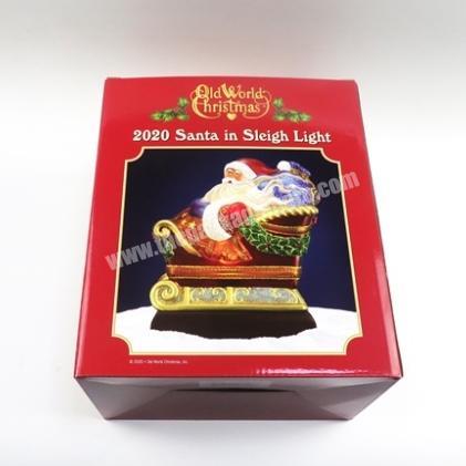 2020 New Design Hot Sale Christmas colorful Gift Packaging Box With Corrugated Color Box