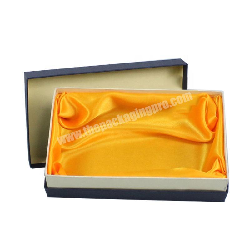 2020 New Design Luxury Make Paper Box Foldable Locking Velvet Jewelry Gift Box