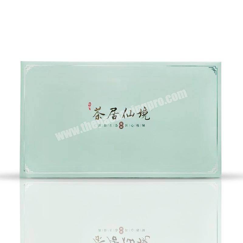 2020 new fashion types custom printing tea cup box luxury chinese tea gift custom logo tea box