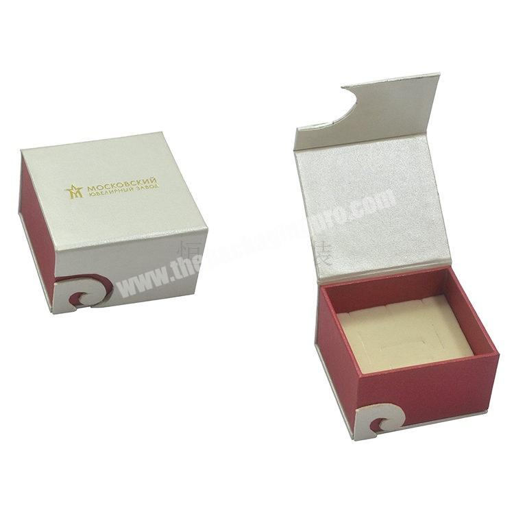 2020 new white red bottom jewelry box design unique wholesale customized jewelry box