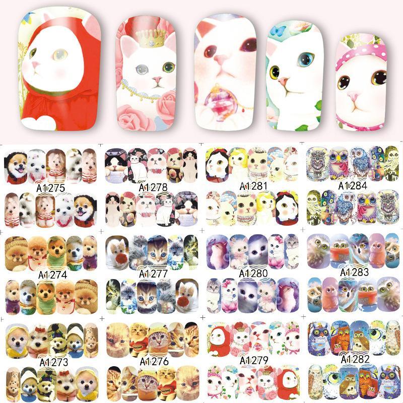 2020 Newest Style Design Personality Diy Art Manicurist Beautiful Women 3d Nail Stickers Custom Printing