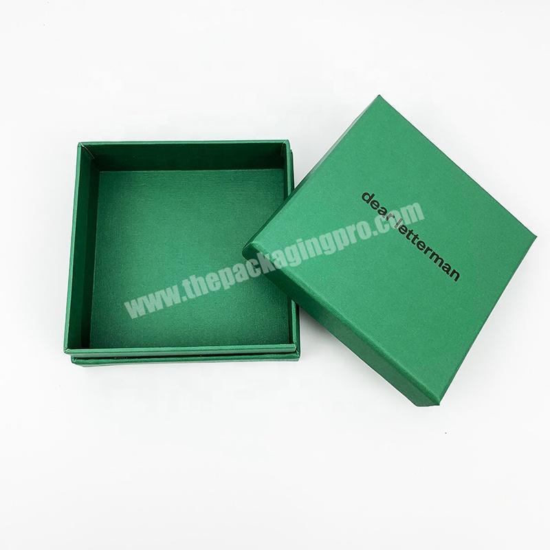 2020 wholesale custom logo regular color paper jewelry packaging gift box with lid