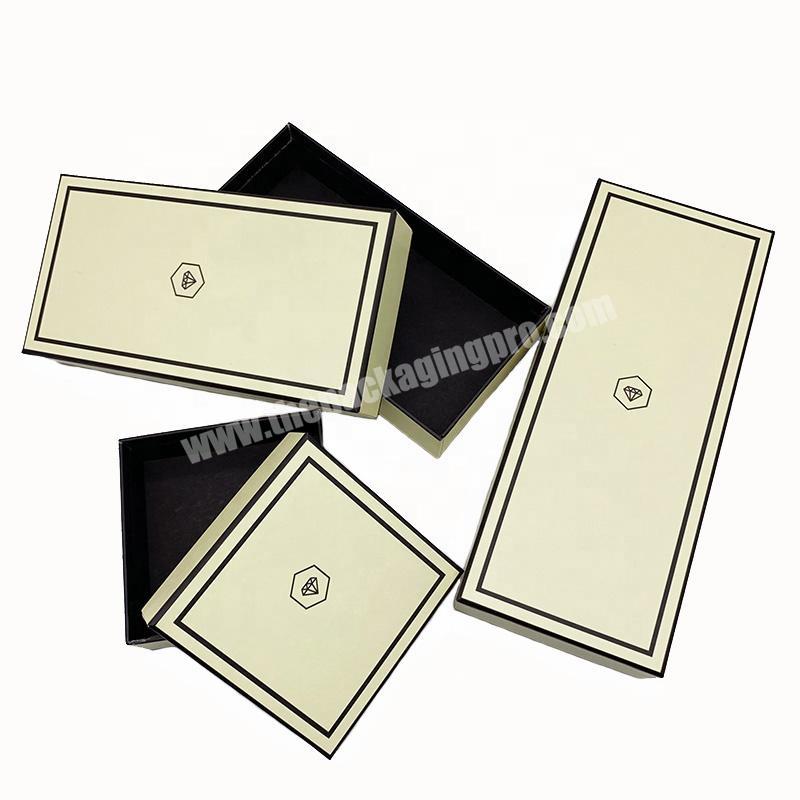 2020 Wholesale luxury Custom Logo Jewelry Packaging Paper Gift Box For Bracelet and Pendant
