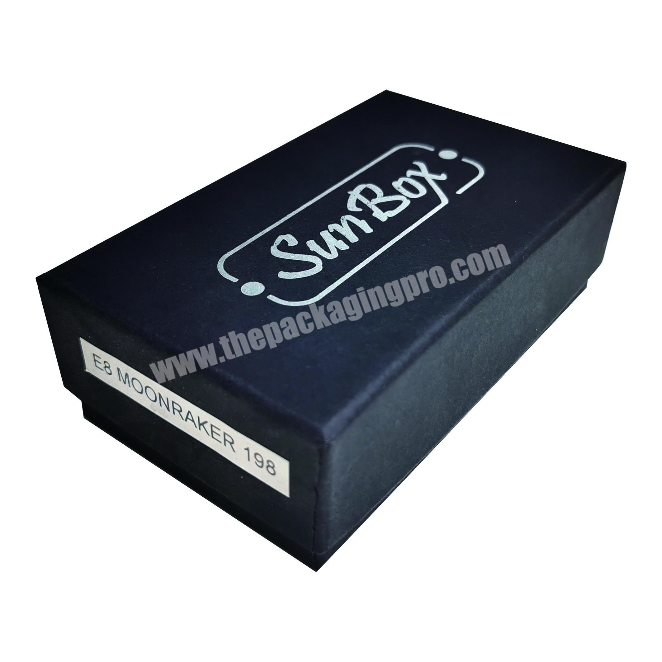 2020 Wholesale New Cardboard Package Black Lid and Base Gift Box