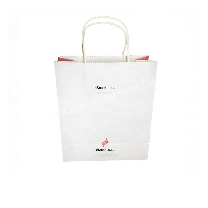 2020 Wholesales Custom White Kraft Paper Bag For Cat