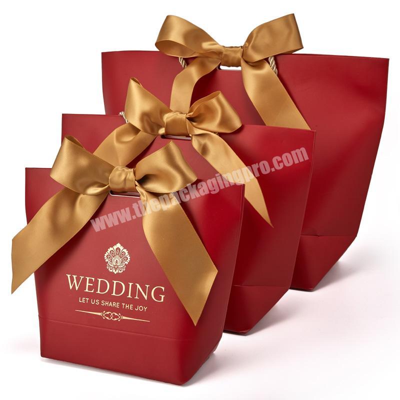 2020 year fashionable fancy style Wedding return companion  gift packaging bags