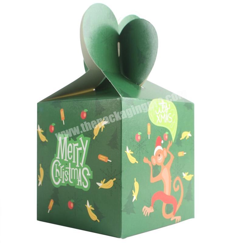 2020 Yongjin matte capping custom christmas tree candy apple fruit packaging boxes